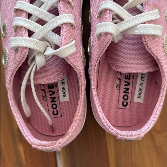 CONVERSE Chuck 70 Metal Rings Low Top Size 7,5 Women's Shoes Pink - Picture 3 of 8